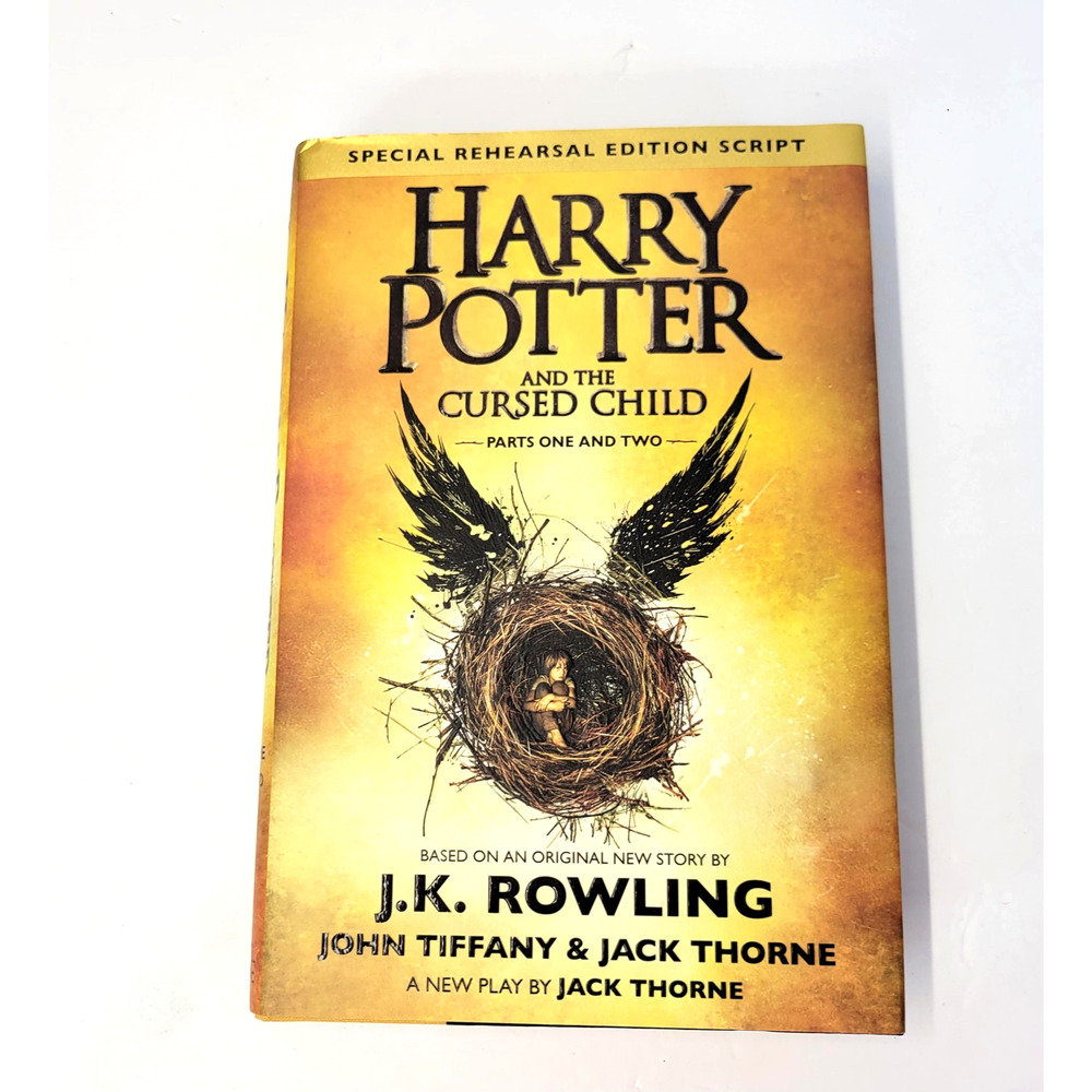Harry Potter And The Cursed Child Rowling Tiffany Thorne Yellow HC‎ Script Play